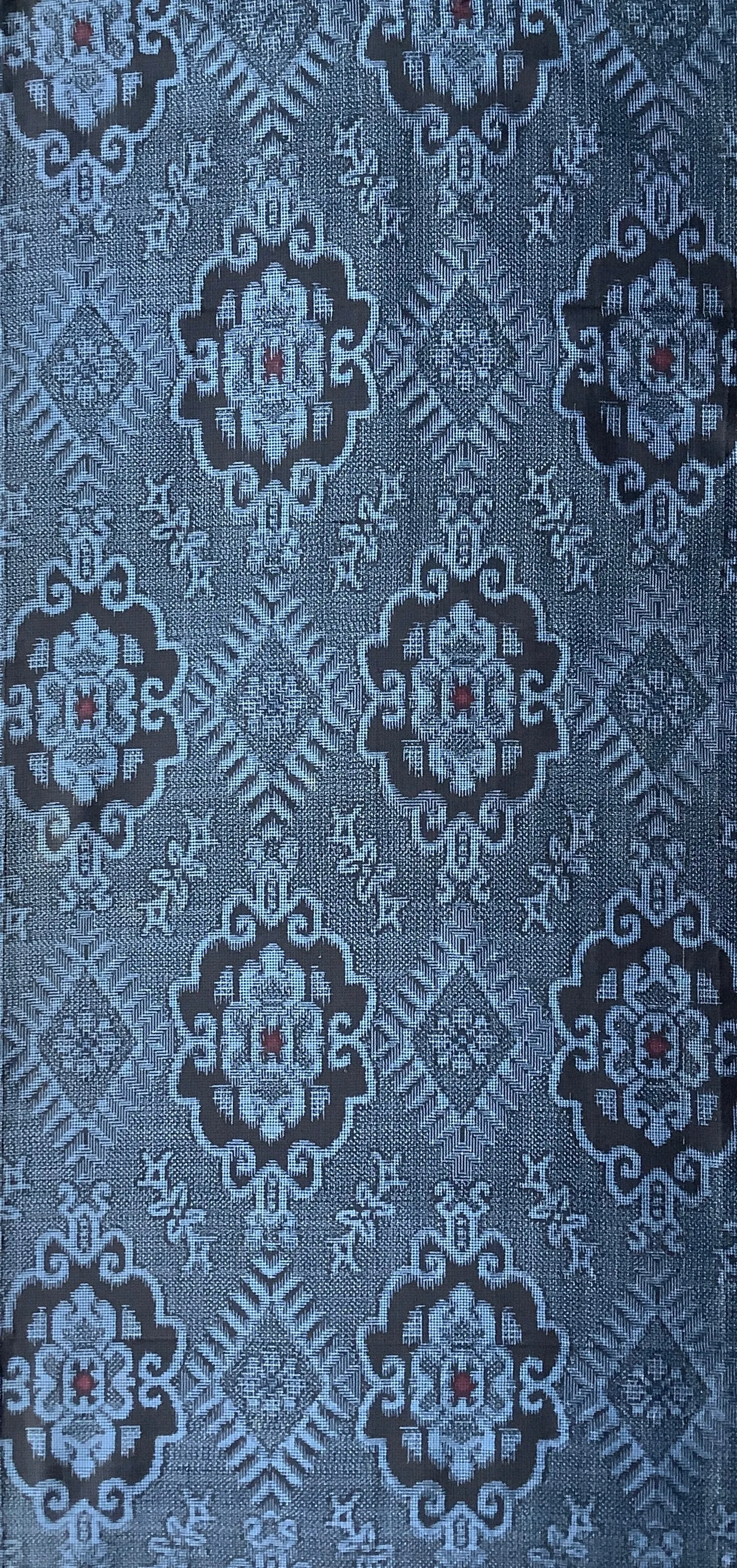 7069: 1970's Japanese Pongee Silk Ohshima Tsumugi, 38 inches
