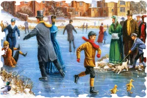 A Day on the Ice (50 Piece Mini Wooden Jigsaw Puzzle)
