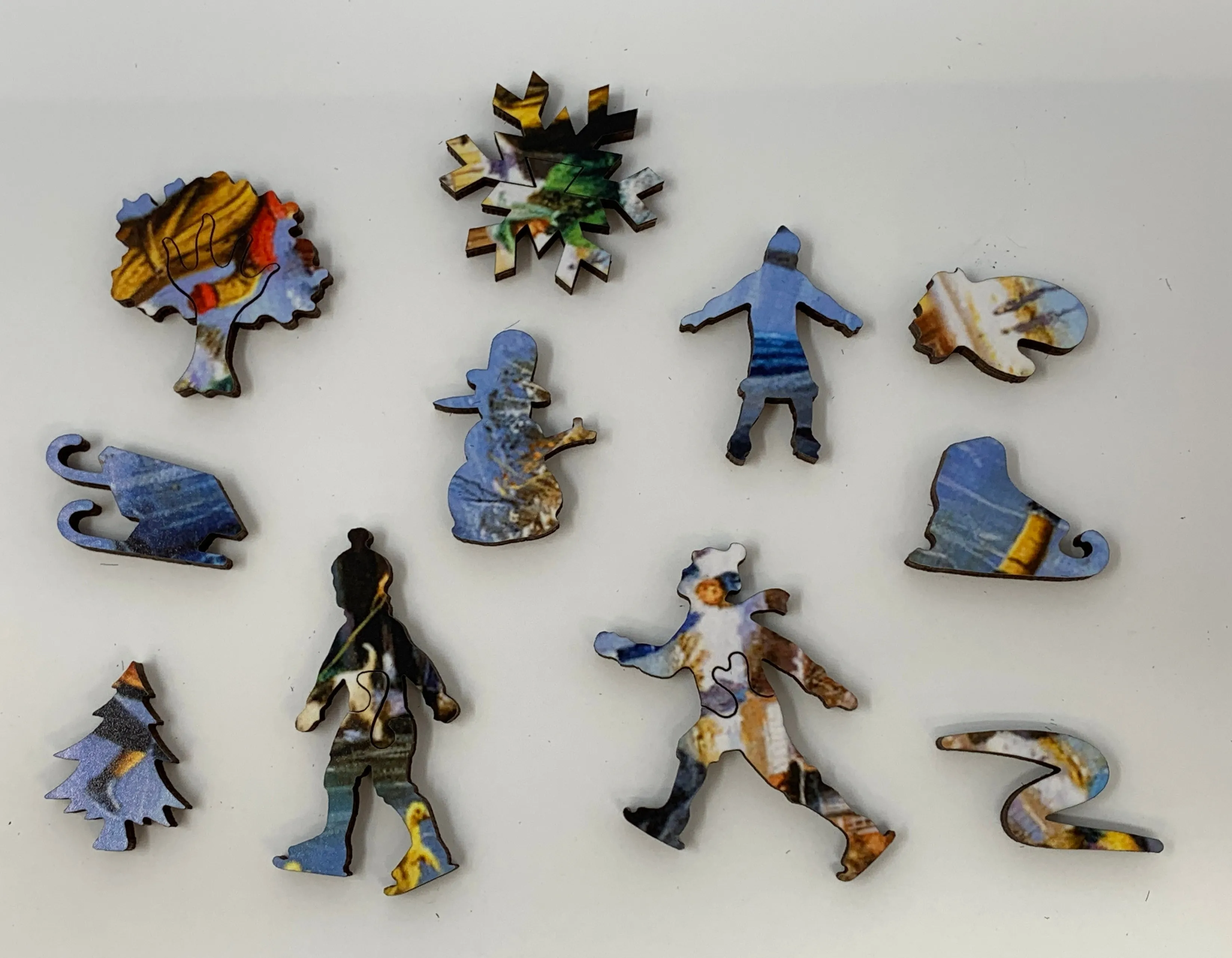 A Day on the Ice (50 Piece Mini Wooden Jigsaw Puzzle)