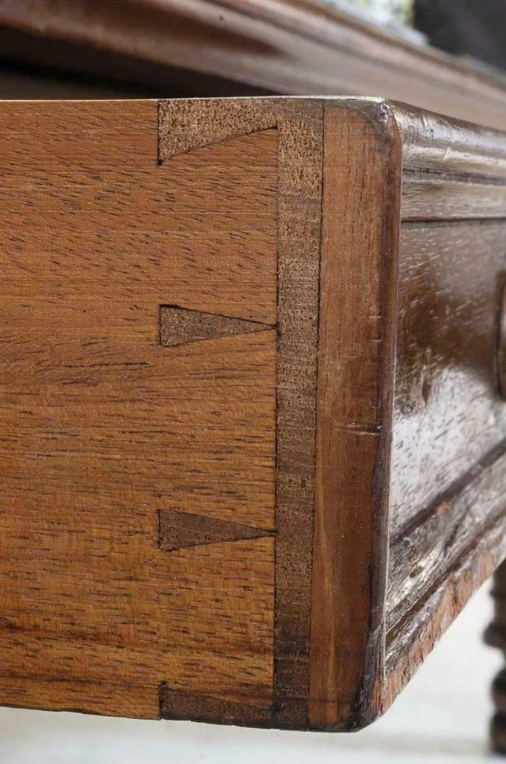Antique Desk, Partners, Table, Library, English Mahogany, Leather Top, Monumental (1800s)!