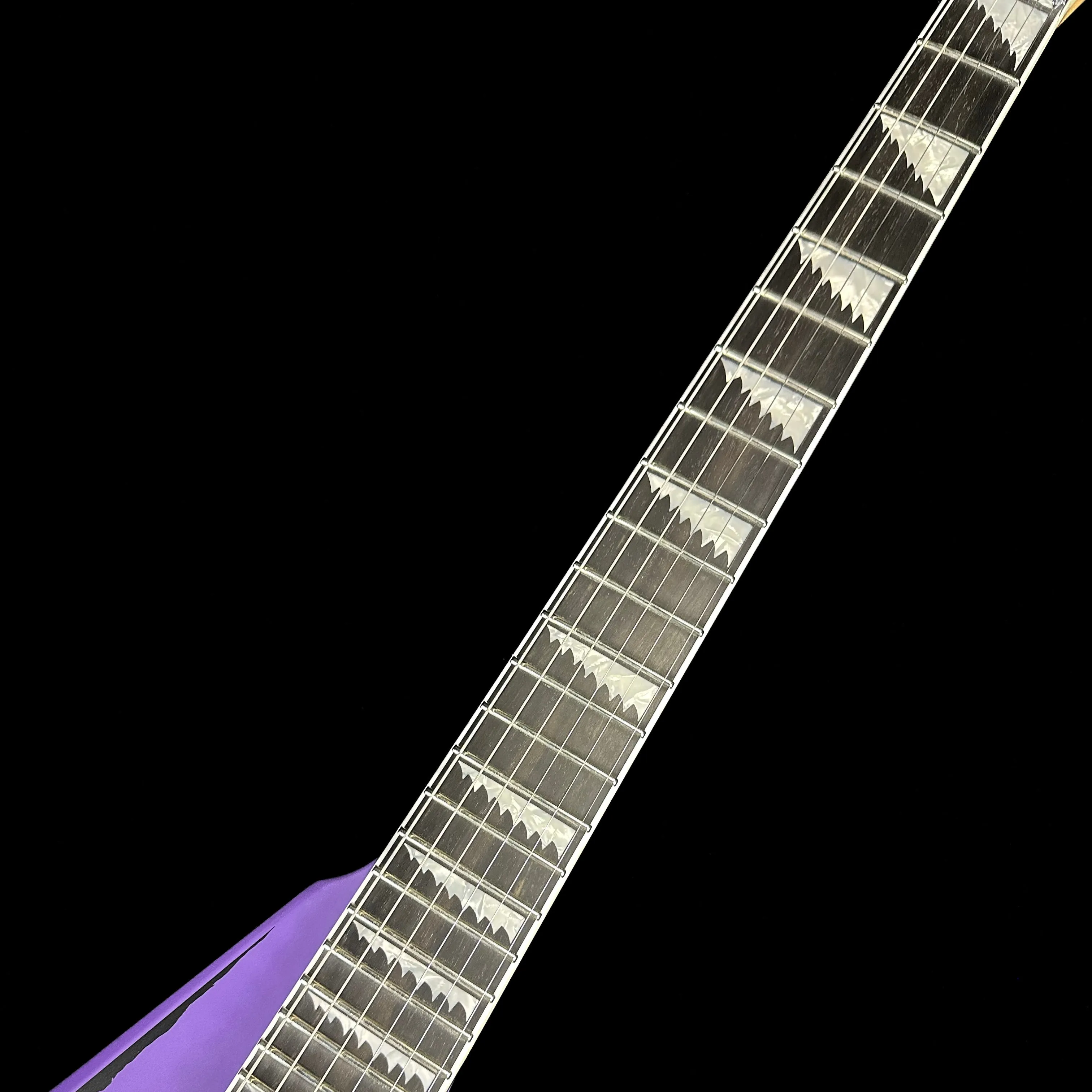 Demo ESP Custom Shop Alexi Ripped Purple Fade Satin w/ Ripped Pinstripes w/case