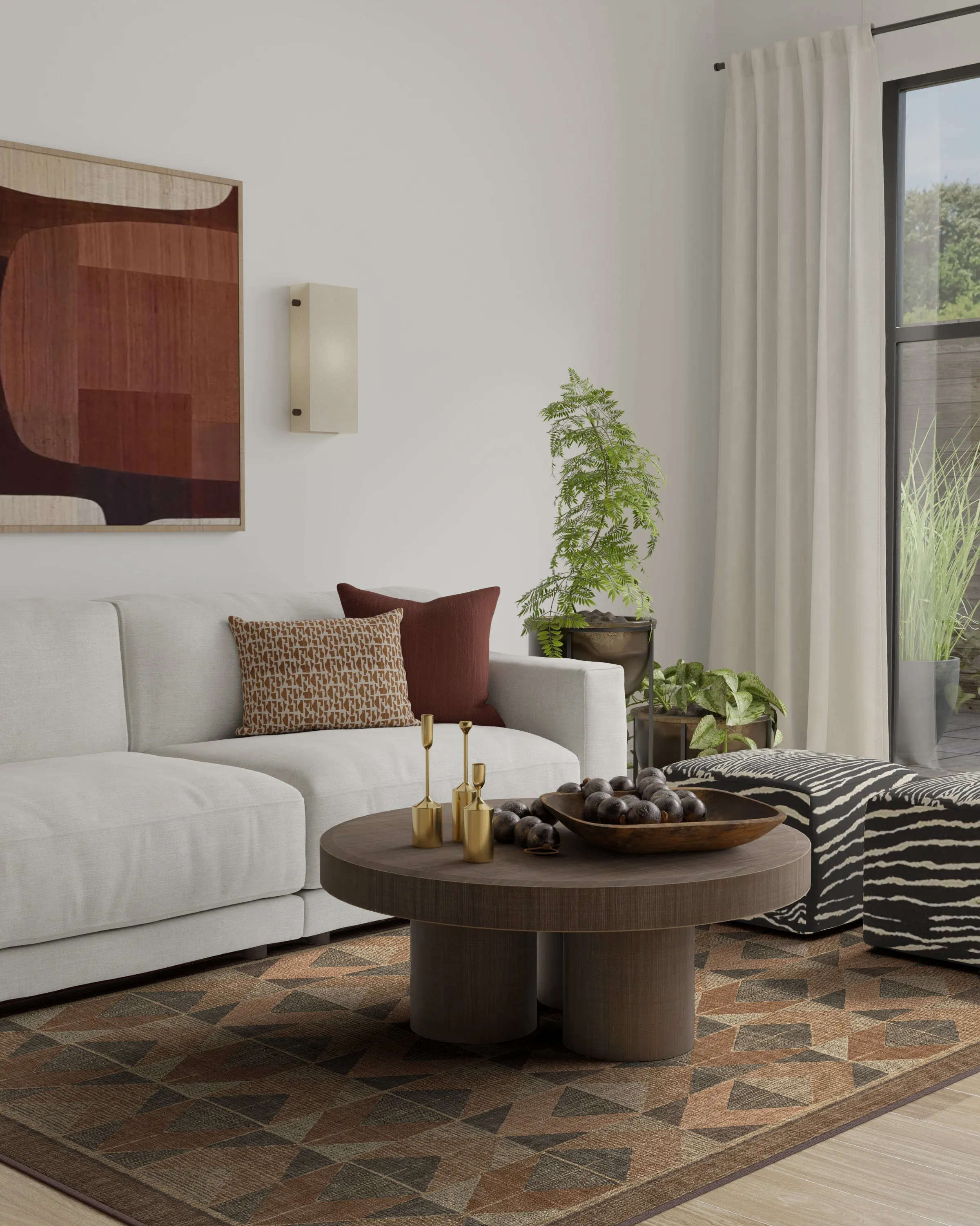 Ember Copper & Brown Rug