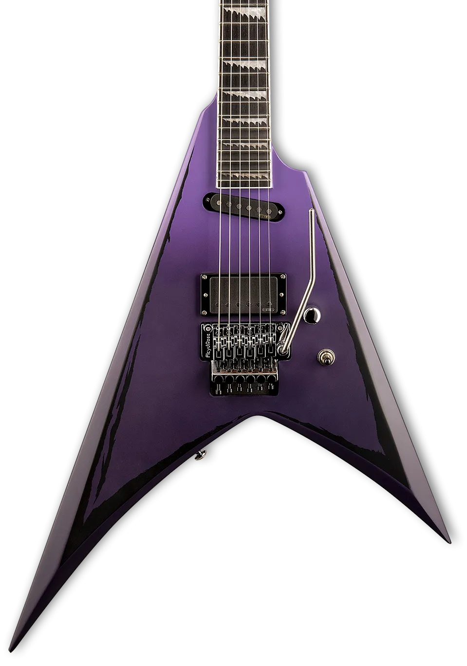 ESP LTD Alexi Ripped Purple Fade Satin w/case