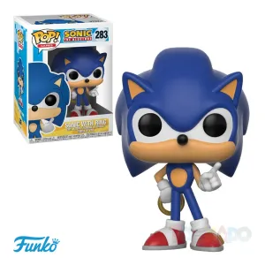 Funko Pop! Games #283 - Sonic The Hedgehog - Sonic with Ring Vinyl Figure (20146) LOW STOCK