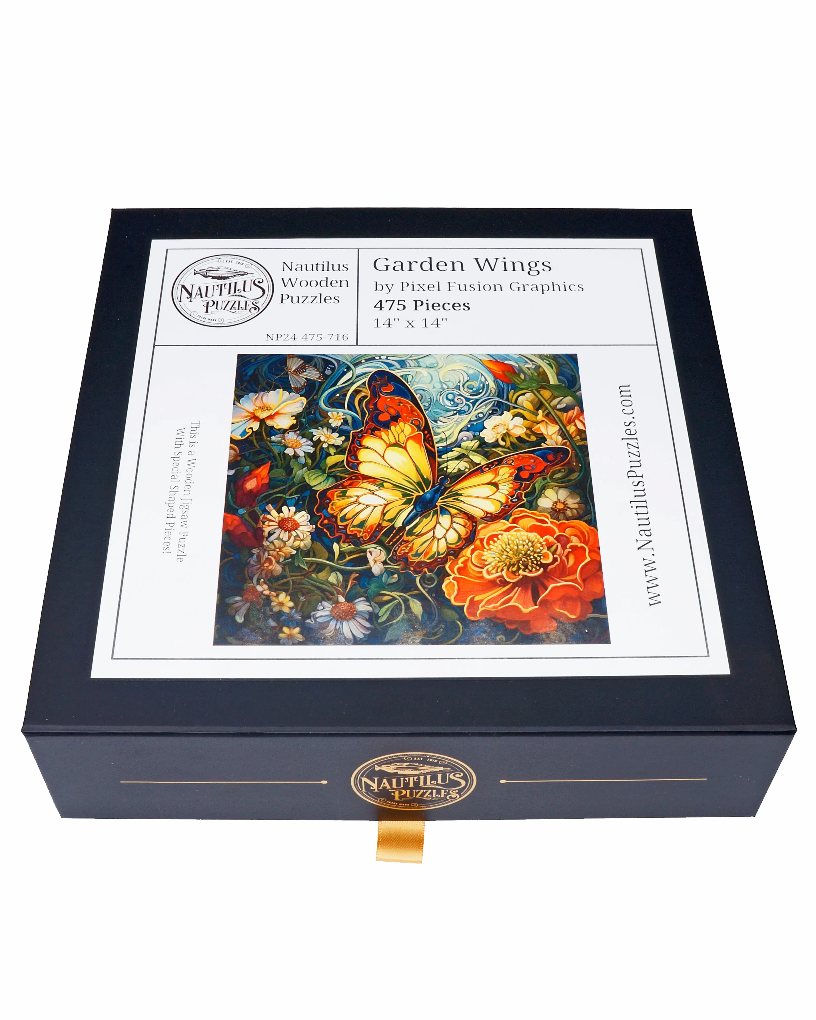 Garden Wings (475 Piece Wooden Jigsaw Puzzle)