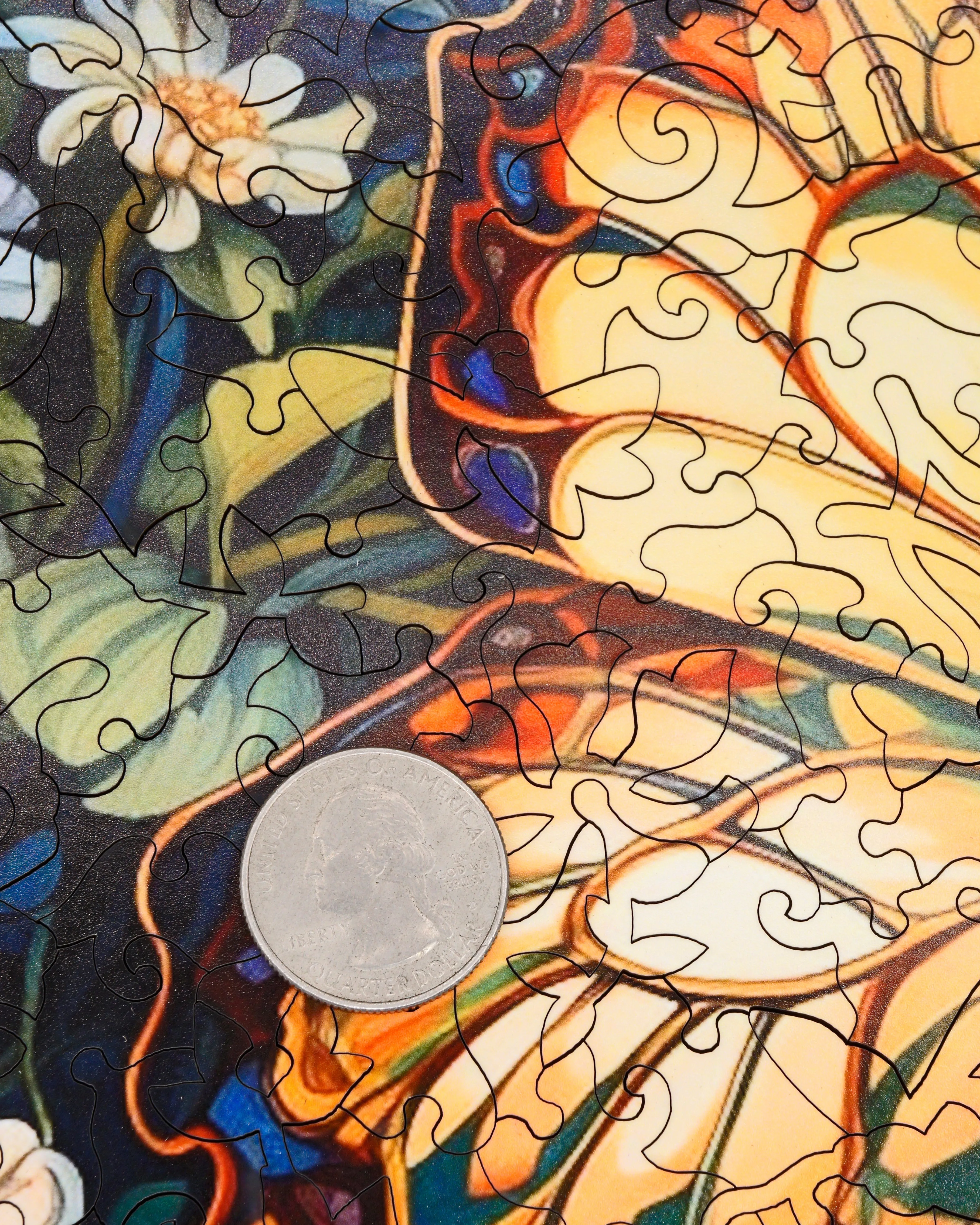 Garden Wings (475 Piece Wooden Jigsaw Puzzle)