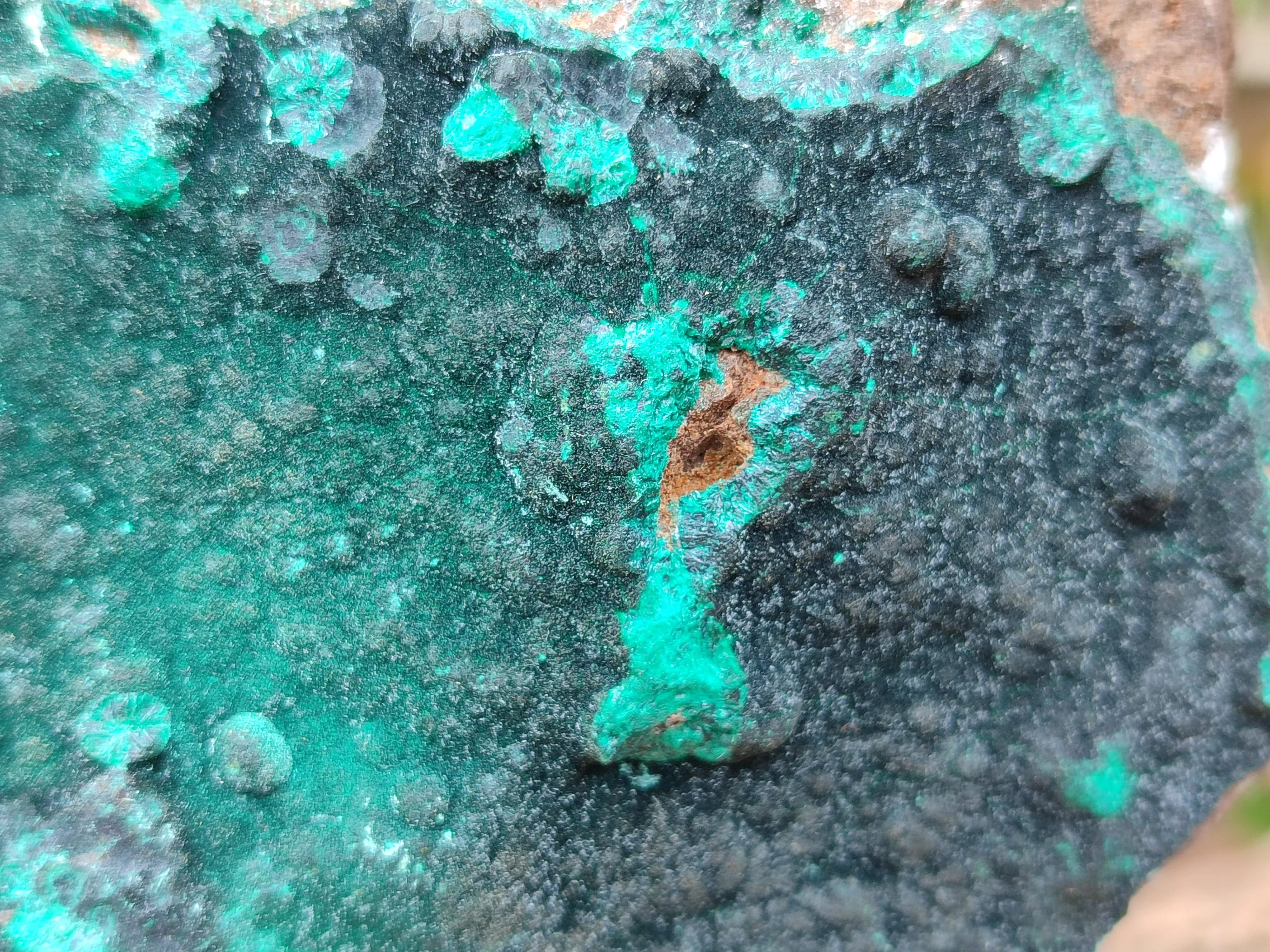 Natural Malachite With Chrysocolla Matrix Specimens x 2 From Congo