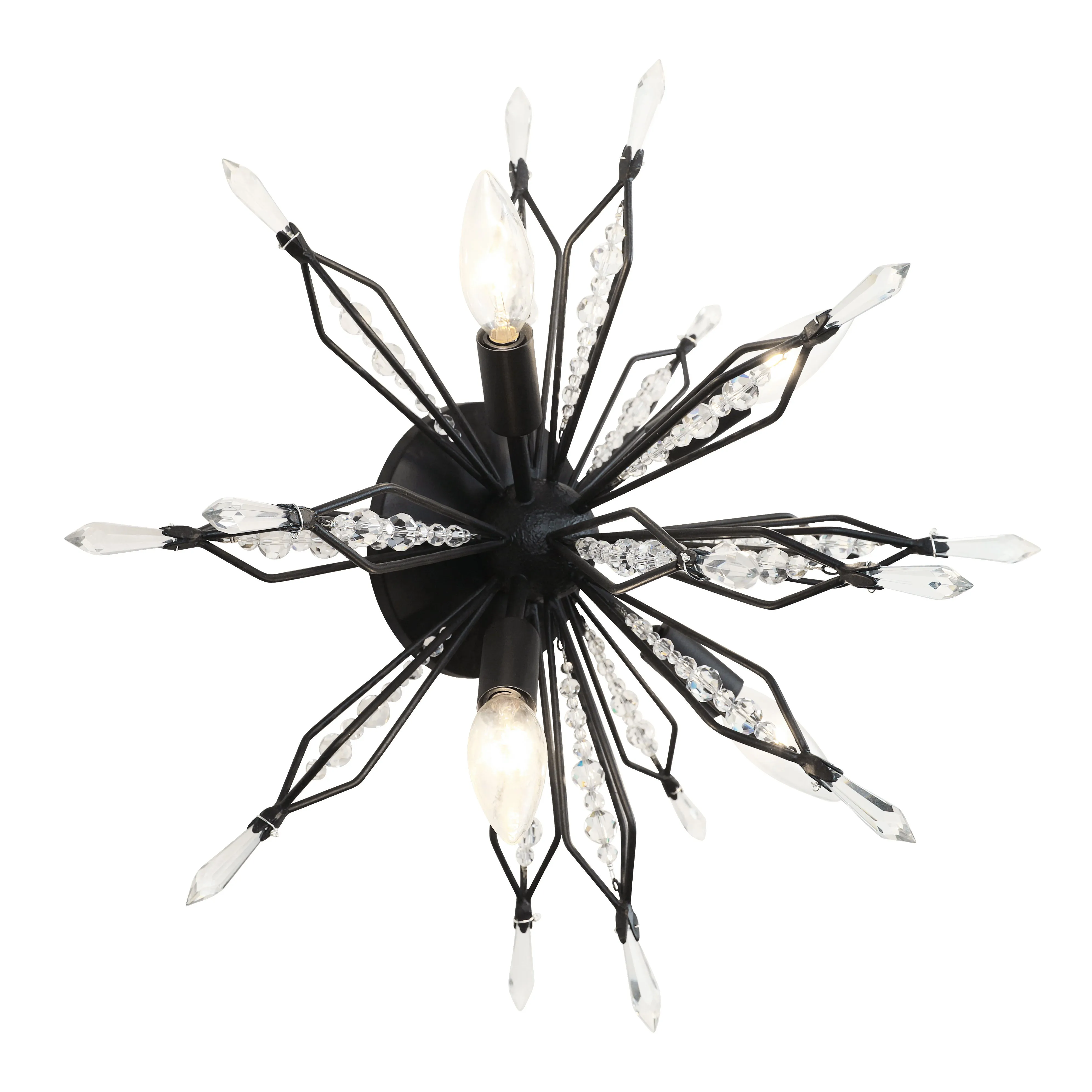 Orbital 311S04CB 4-Light Semi-Flush - Carbon