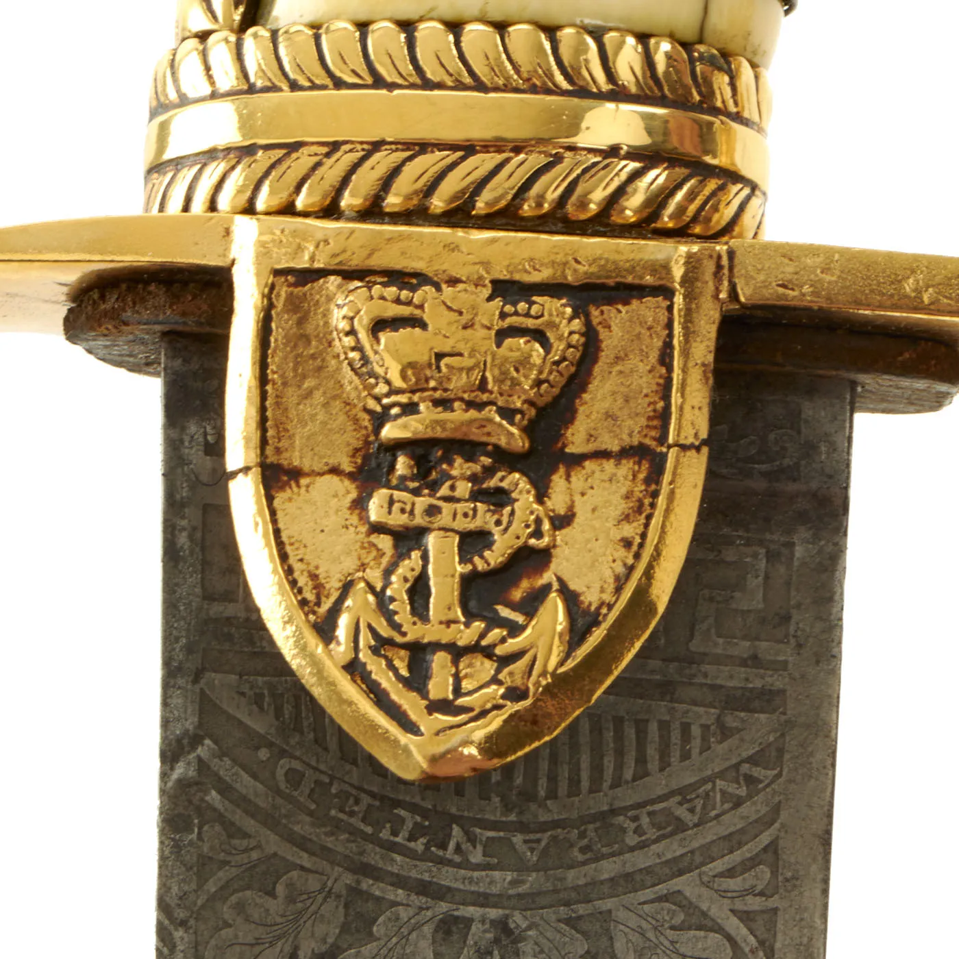 Original British East India Company Named Pattern 1796 Naval Officer Saber by Osborn & Gunby - Circa 1810