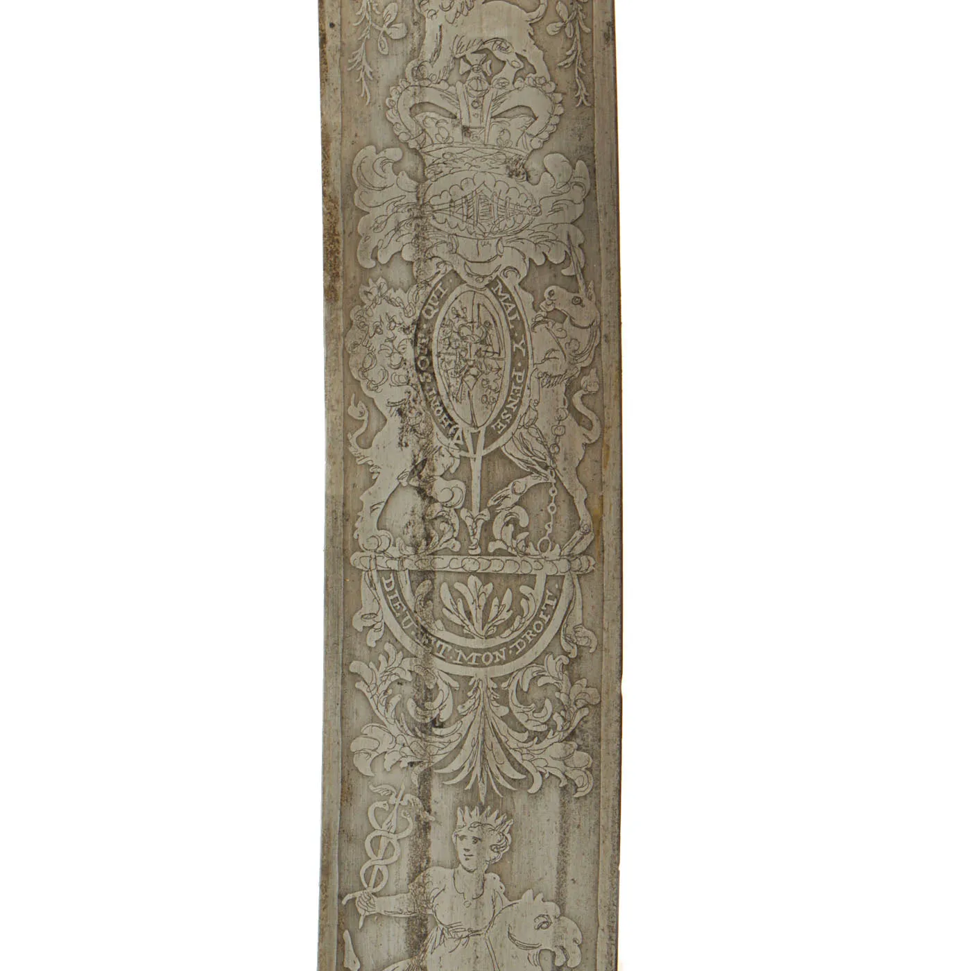Original British East India Company Named Pattern 1796 Naval Officer Saber by Osborn & Gunby - Circa 1810
