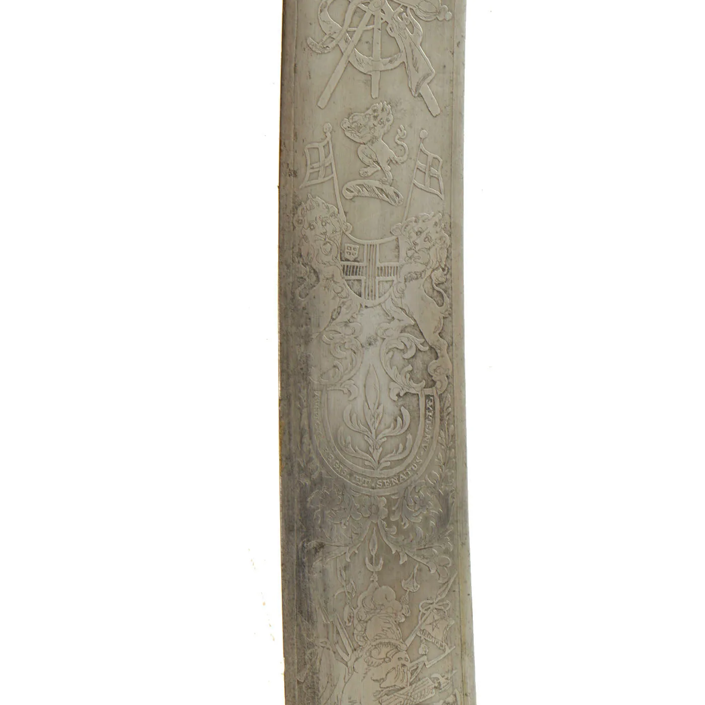 Original British East India Company Named Pattern 1796 Naval Officer Saber by Osborn & Gunby - Circa 1810