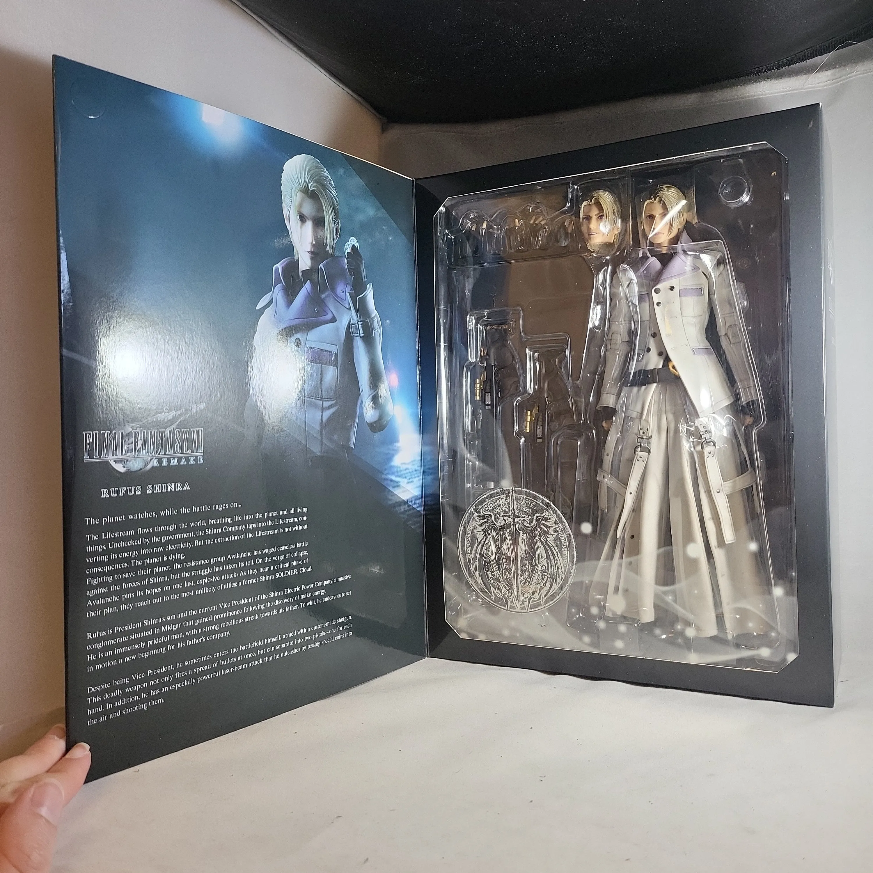 Play Arts Kai Rufus Shinra from Final Fantasy VII Remake