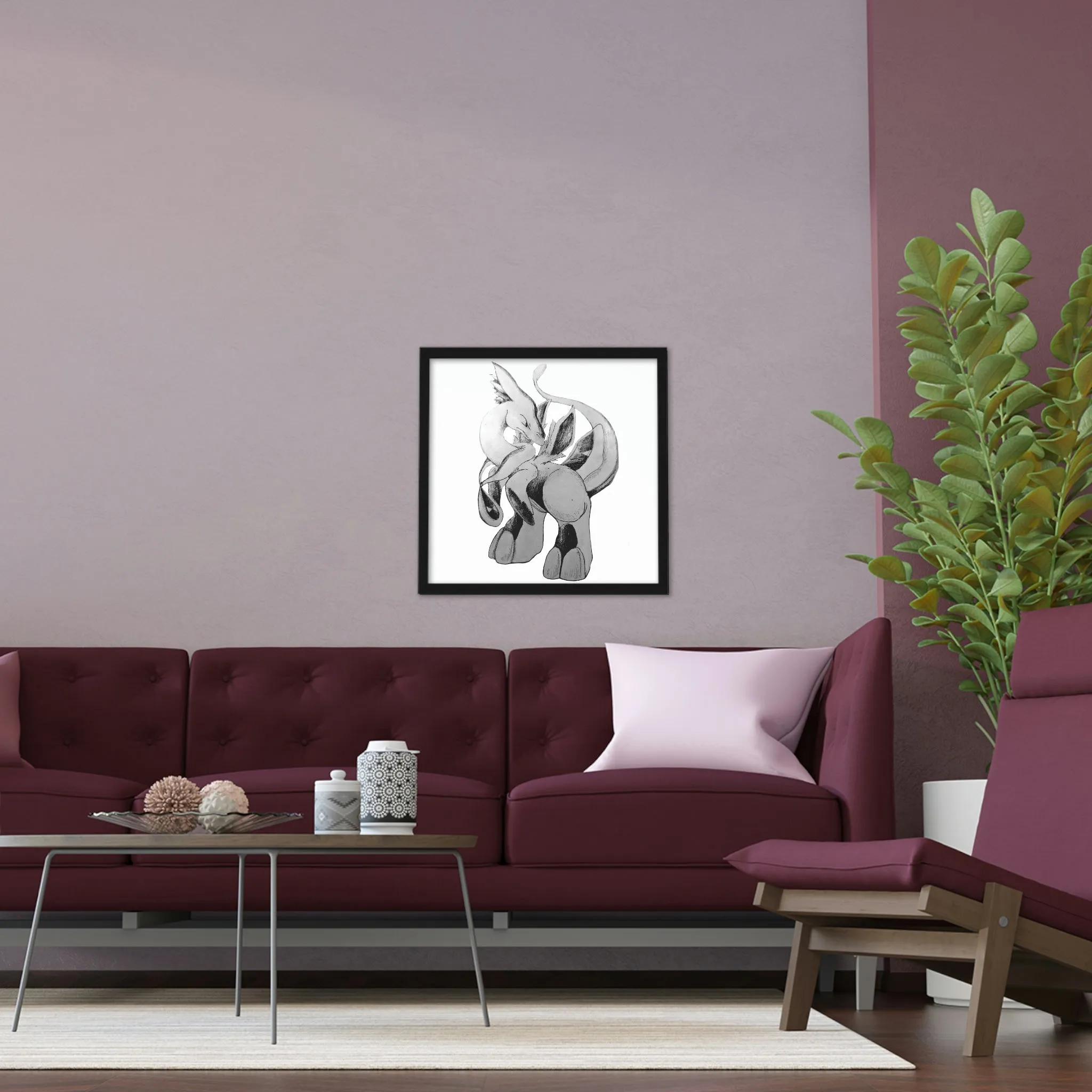 Shimeru Framed Poster