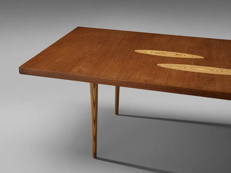Tapio Wirkkala for Asko Coffee Table in Teak and Birch
