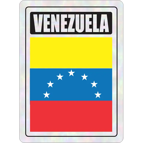 Venezuela Prismatic Hologram Car Decal Sticker